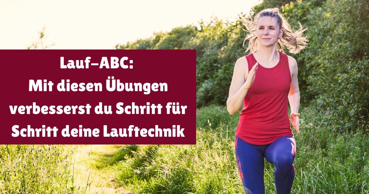 Lauf-ABC: Diesen einfachen aber effektiven Übungen helfen dir nachhaltig deine Lauftechnik zu verbessern und so mehr Spaß am Laufen zu haben.