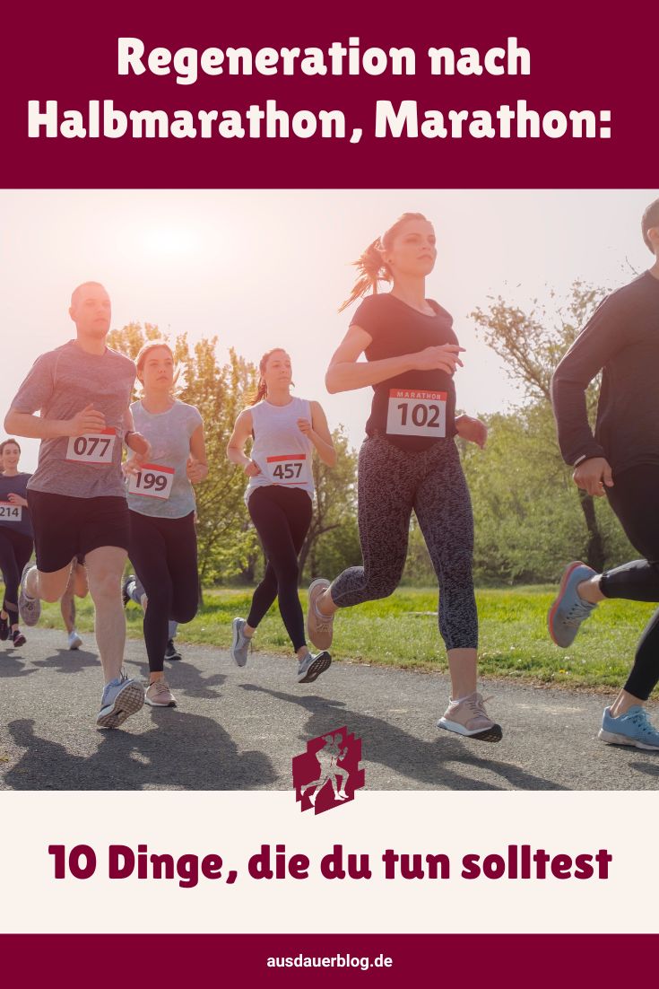 Wir geben dir Tipps, wie du deine Regeneration nach dem Sport förderst und wie lange du Pause nach Halbmarathon / Marathon machen solltest.